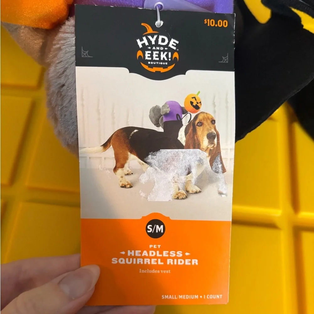 BUNDLE ONLY: Hyde and EEK Headless Horseman Squirrel Rider Dog & Cat Costume